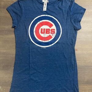 Unbranded Women's Navy and Blue T-shirt